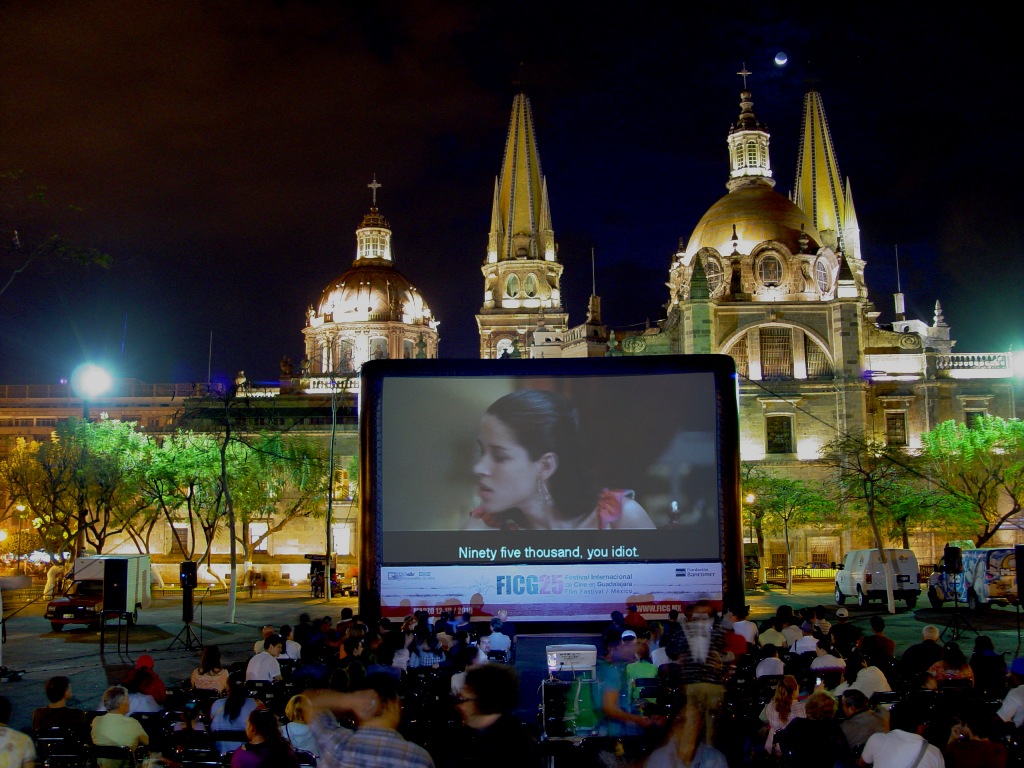 AIRSCREEN® 9.15m x 5.15m en el Festival Internacional de Cine Guadalajara, México